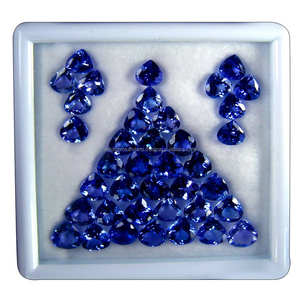 Tanzanite naturelle de haute qualité poire bleue à facettes pierres précieuses en vrac tanzanite bleue coupe poire - Product Image 3