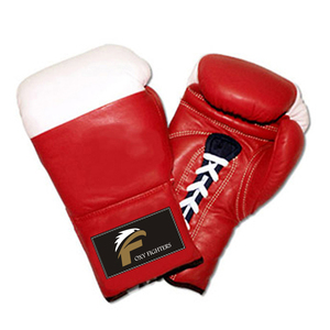 Gants de boxe personnalisés en cuir de vachette - Product Image 1