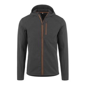 Chaqueta Deportiva Softshell Ligera, Delgada, con Capucha, Transpirable, Flexible, de Manga Larga, para Hombre, con Forro de Lana, para Invierno - Product Image 1