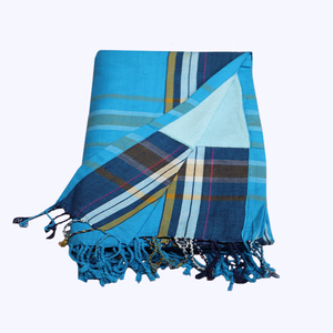 100% Cotton Kikoy Beach <b>Towels</b> Premium Quality with Stripe Design and Fringes Best Price From Indian Supplier - Product Image 5