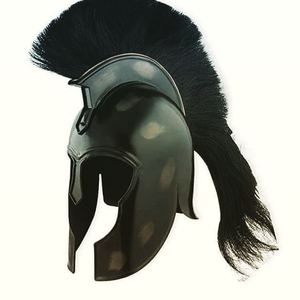 Casco de armadura corintiana griega con Plume - Product Image 3