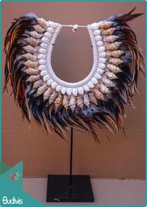 Antiguo Papua collar decoración del hogar en soporte bali indonesia 100% hecho a mano - Product Image 4