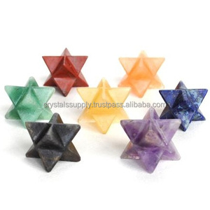 Vente en gros cristal Merkaba étoile Feng Shui et amour style pierres précieuses semi-précieuses artisanat fournissant des cristaux directement - Product Image 1