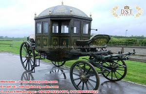 Chariot victorien à cheval de Style antique, chariot victorien de conception de mariage, landau victorien et de mariage - Product Image 6