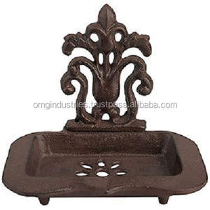 Jabonera de Metal, Jabonera de Pared de Hierro Fundido, Desechable y Sostenible, Accesorio Decorativo de Metal Elegante - Product Image 4