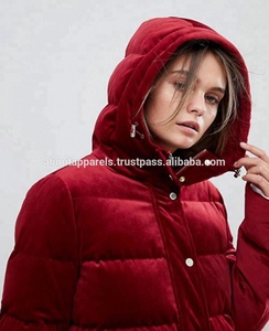 แจ็กเก็ตบุขนเป็ดแบบเข้ารูปมีฮู้ดสำหรับผู้หญิงเสื้อพาร์กามีสไตล์สำหรับฤดูใบไม้ร่วง - Product Image 4