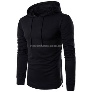 Sudadera deportiva con capucha para hombre, de manga larga, ajustada, a la moda - Product Image 1