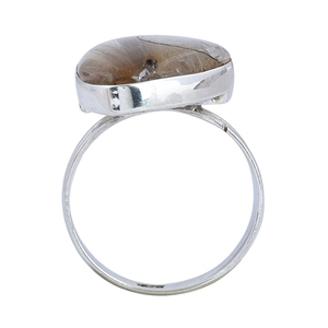 แหวนเงินแท้ 925 ประดับด้วยพลอยควอตซ์รูไทล์สีทองธรรมชาติ แหวนเงินคลาสสิก แหวนแฟชั่นสำหรับงานแต่งงาน ของขวัญสำหรับทุกเพศ - Product Image 2