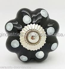 OMG Industries pomos de muebles de cerámica pintados a mano Tiradores para tocador cocina gabinetes de Hotel armario dormitorio CENTRO COMERCIAL - Product Image 4