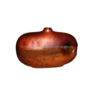 Maceta Decorativa para el Hogar, Jarrones de Metal, Jarrón de Metal de Aluminio de Estilo Antiguo de Mediados de Siglo, Hecho a Mano, al por Mayor - Product Image 1