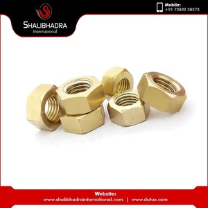 น็อตหกเหลี่ยมทองเหลืองขัดเงาถั่วอินเดีย - Product Image 3