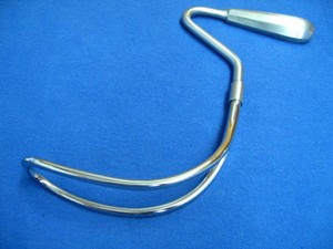 Extracteur de tête manuel sans mur Pince obstétrique en acier inoxydable de haute qualité 25.5 cm Instruments chirurgicaux Mahersi - Product Image 5