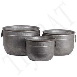 Rabotteuse de fleurs en métal galvanisé, plante de jardin et maison - Product Image 6