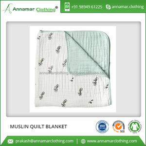 Manta de muselina orgánica para bebé, de alta calidad, al por mayor, con varios patrones - Product Image 3