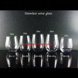 Tasse à vin intérieur en plastique incassable, 600ml, verre en Polycarbonate, PC, Tritan, bordeau - Product Image 6