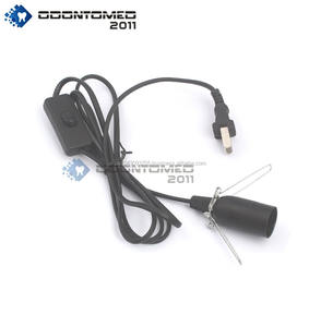 OdontoMed2011 himalaya resplandor hechos a mano de cristal NATURAL de sal del himalaya de lámpara con bombilla y cable - Product Image 5