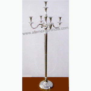 Handmade Metal <b>Candelabra</b> for Weddings-Aluminum Home Lighting Decoration - Product Image 6