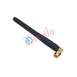 ETEILY INDIA 3dBi GSM Antena de pato de goma con conector SMA macho R/A Producto de Telecomunicaciones - Product Image 1