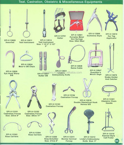 2018vVeterinary instrumentos castrante equipo trocares y tetina equipo - Product Image 4