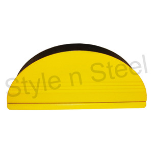 Servilletero de acero inoxidable con organizador de dispensador de servilletas de cóctel de Color amarillo exterior - Product Image 1