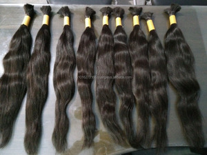Cheveux Remy indiens bruts à cuticule alignée, cheveux humains d'Inde - Product Image 3