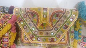 Mujeres indias diseñador estilo bohemio con cuentas embrague bolsos de mensajero bolsos hechos a mano compras de noche bolsos de fiesta con cuentas al por mayor - Product Image 4