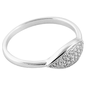 Romántico bisel en forma de hoja ajuste Multi gemas CZ anillo de piedras preciosas 925 plata esterlina sólida anillos de Zirconia cúbica de moda - Product Image 2