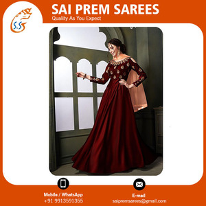 ชุดราตรีชุดวันพีซชุดราตรี2023ดีไซน์ใหม่ล่าสุดชุดปาร์ตี้อินเดีย - Product Image 4