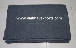 Listo Stock Gris 150x200cm Patrón sólido Manta de algodón Tamaño térmico medio Punto Ayuda humanitaria Vellón térmico bajo - Product Image 3