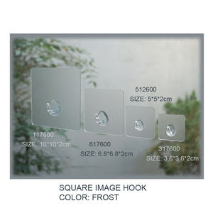 High Quality Eco-Friendly Square PC Hangers Hook with 2.5KG Max Load Movable & Reusable for Tool Storage - Product Image 3