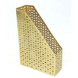 ร้อนขายใหม่โลหะเหล็กแกะสลักแผ่นนิตยสารชั้นวางไฟล์ผู้ถือหนังสือยืน - Product Image 3