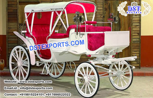 Mini carruaje de caballos negro de dos plazas Decoraciones de boda de estilo real hechas a mano por el fabricante para la venta - Product Image 4