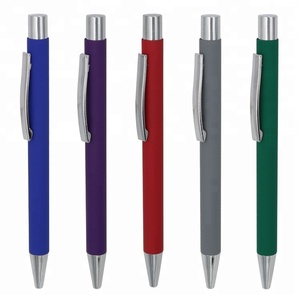 カスタムロゴプレゼントペンマットメタリックカラーボールペン - Product Image 1