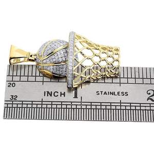 0.75Ct Diamants Naturels Grossiste Sport Tendance Hip Hop Bijoux Pendentif Diamant Pour Femmes - Product Image 4