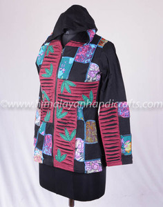 Multidesign Patchwork Razorcut BOHEMIAN LADIES HOODIE CSWJ 430 - Product Image 5
