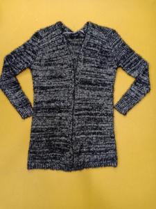 Usine surplus étiquettes de marque décontracté plat tricoté femmes à manches longues pull col en V ouvert avant Cardigan pull Bangladesh - Product Image 6