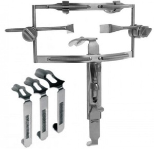 เครื่องถ่างปากดิงแมน ทำจากสแตนเลส สำหรับการผ่าตัดแบบใช้มือ - Product Image 1