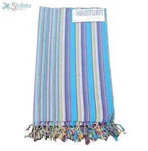 Serviettes de plage de luxe Extra larges, tissu de plage en coton tissé à la main à séchage rapide Kikoy Kikoi paréo Sarong serviettes Hamam