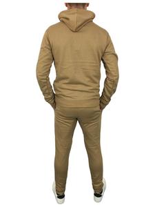 Men's Overhead Hood Tracksuit in Stone for Winter <b>Get</b> <b>Changed</b> - Product Image 3