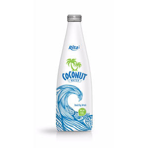 Agua de Coco Rita de Marca Privada OEM, Botella de Vidrio de 1250 ml, Agua de Coco Fresca Personalizada con Sabor, Pura y Original - Product Image 1