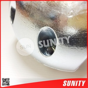 Nouvelles anodes en zinc SUNITY de Taïwan pour moteurs hors-bord, pour arbre de 80 mm x H100 mm, haute précision pour moteurs de yacht - Product Image 3