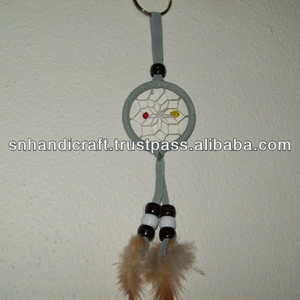Llavero Atrapasueños Indio Hecho a Mano, la Felicidad en un Adorno - Product Image 1
