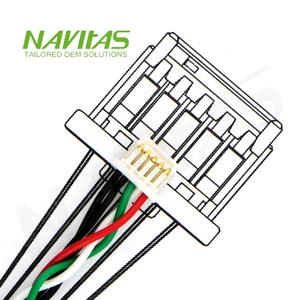 Custom Molex 5015680507 Solder Terminal Molex 501568 5pin 3.2mm Male Custom <b>Wiring</b> Harness <b>Assembly</b> - Product Image 4