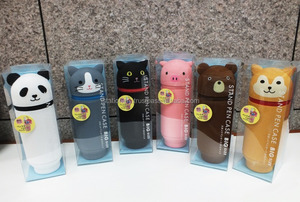 Lihit Phòng Thí Nghiệm Thông Minh Phù Hợp Với Purilabo Động Vật Dễ Thương Đứng Bút Trường Hợp A-7712 - Product Image 4