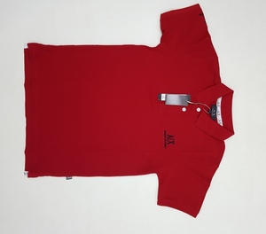 Polo de algodón rojo para hombre de alta calidad, lote de existencias de temporada de primavera de prendas de Bangladesh/cancelación de envío/Diseño de excedentes - Product Image 1