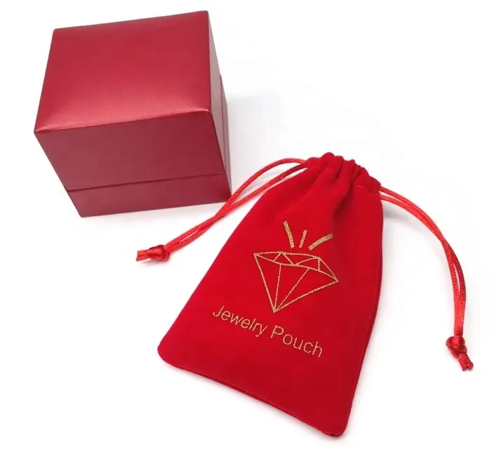 Velvet Gift Bag Velvet Jewellery Pouch Coin Drawstring Bags