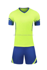 เสื้อเจอร์ซีย์ฟุตบอลของผู้ชายเสื้อฟุตบอลชุดเสื้อฟุตบอลชุดฟุตบอลเด็กชายชุดฟุตบอลชุดฟุตบอลขายส่งพิมพ์ซับลิเมชันแบบเรียบ - Product Image 3