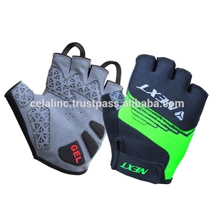 Guantes de Ciclismo de Último Diseño (Verde Atractivo), Transpirables, Ligeros, Deportivos, sin Dedos, con Almohadilla de Gel, Talla Grande - Product Image 1