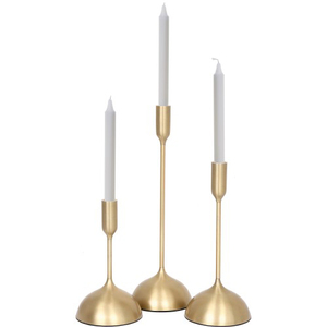 Portavelas de un solo soporte de metal Portavelas cónico - Product Image 1