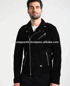 Veste de moto décontractée pour homme, design 2021, en cuir suédé respirant, grande taille, fermeture éclair, doublure en polyester - Product Image 5